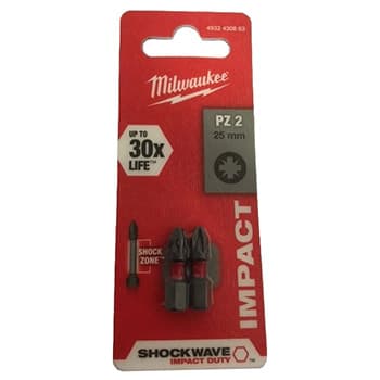 Milwaukee bitsevi krstasti PZ ojačani - udarni PZ2 2 kom 4932430863 - slika 2