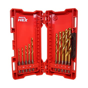 Milwaukee udarne burgije za metal 3-10mm sa hex prihvatom 1/4" set 10/1 48894759 - slika 3