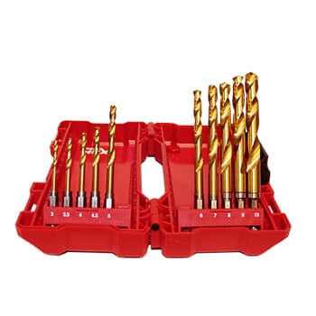 Milwaukee udarne burgije za metal 3-10mm sa hex prihvatom 1/4" set 10/1 48894759 - slika 4