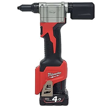 Milwaukee aku set - vibraciona bušilica-odvijač 12V + aku alat za pop nitne 12V + punjač + 2 baterije + kofer M12 FPP2S-422X SET - slika 5