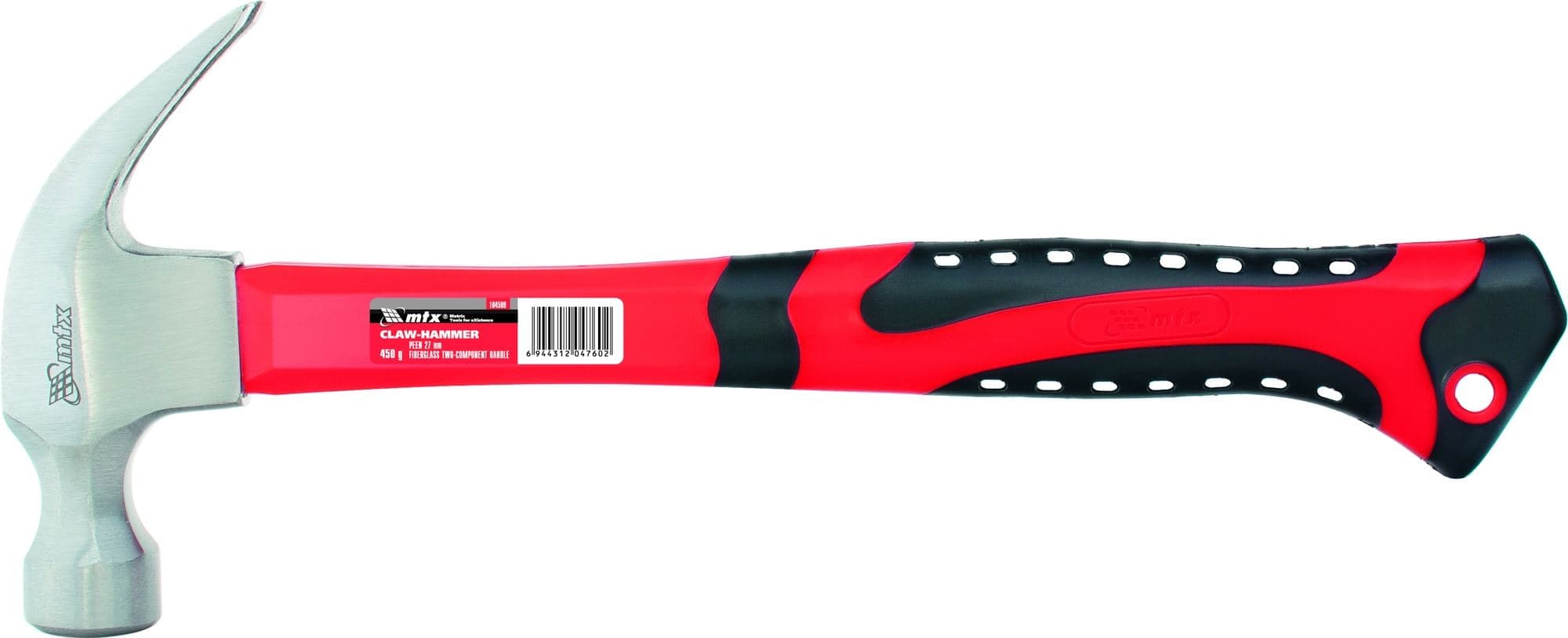 Tesarski čekić 450g, sa fiber drškom MTX 104509