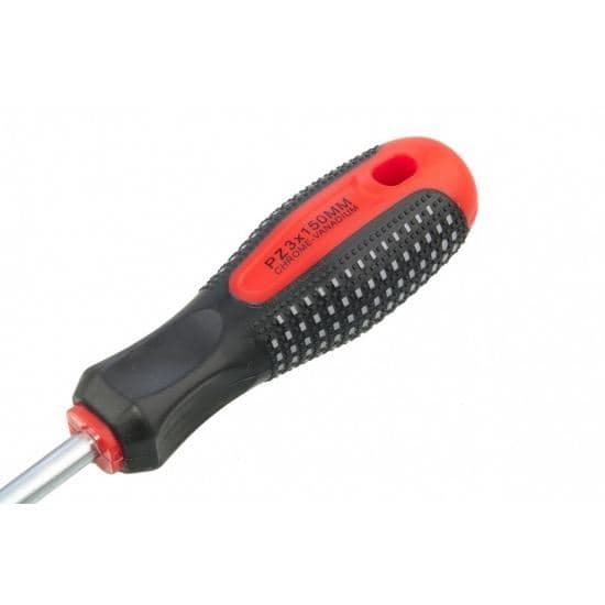 Odvijač PZ 3 x 150mm, od CrV čelika, sa anti-slip drškom MTX 114059 - slika 2