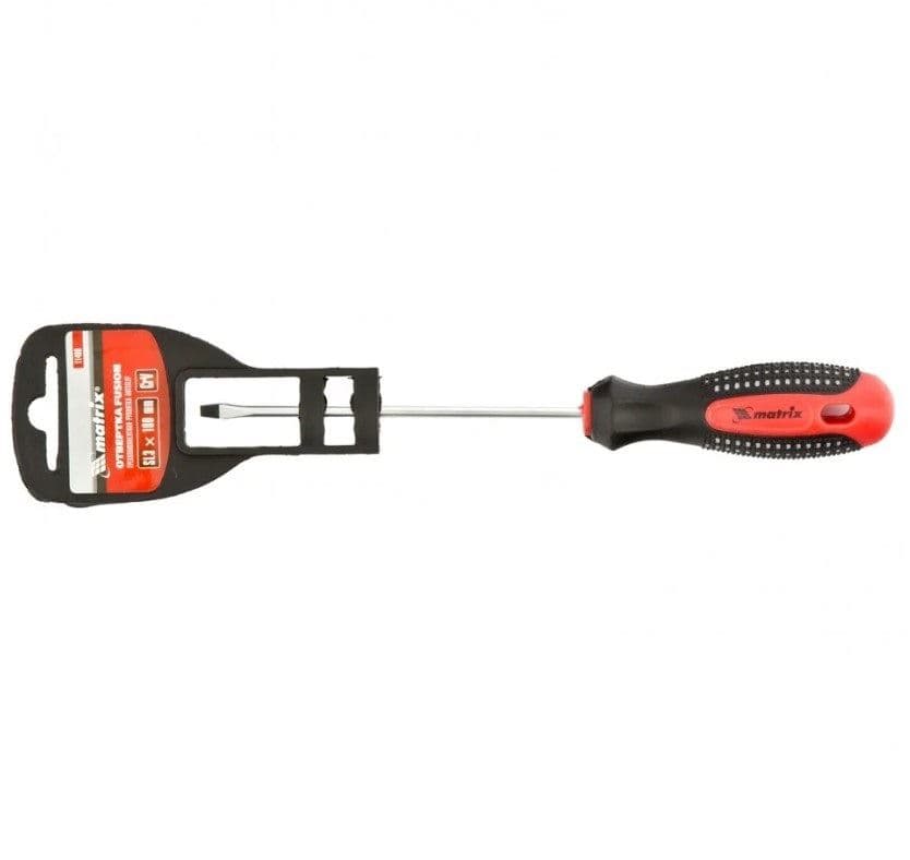Odvijač SL 3,0 x 200mm, od CrV čelika, sa anti-slip drškom MTX 114109