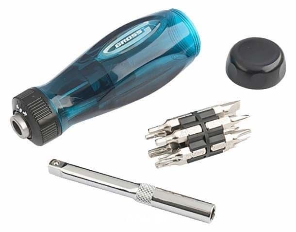 Set odvijača sa bitovima, 12 delova, S2 Gross 11603 - slika 2