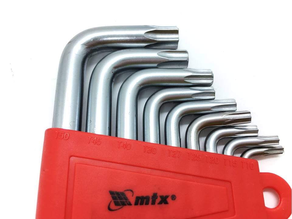 Set Torx ključeva dugačkih T10-T50, 9 delova, CrV čelik MTX 123079 - slika 2