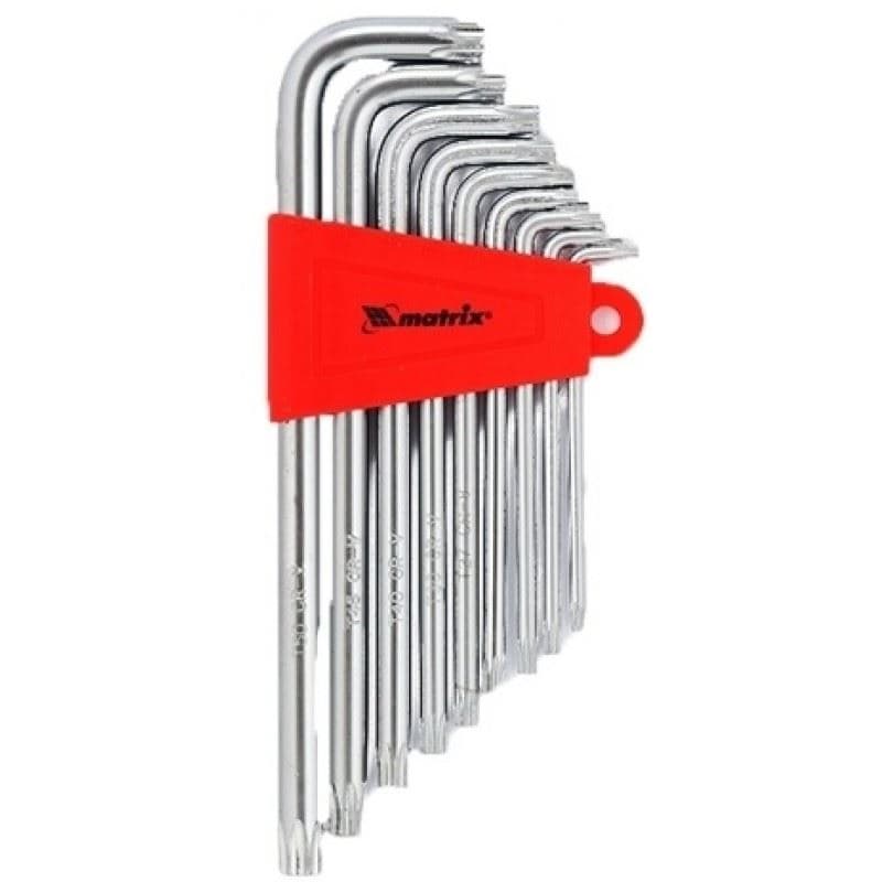 Set Torx ključeva T10,15,20,25,27,30,40,45,50, CrV čelik, 9 delova MTX 123129