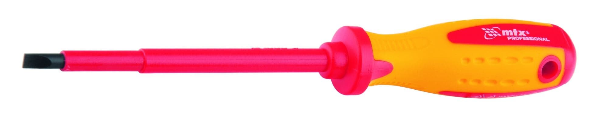 Izolovani odvijač SL 6.5 x150mm , od CrMo čelika, izolovan na 1000V MTX 129209