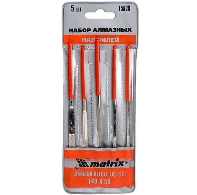 Set dijamantskih turpija , 5 delova, 140x50x3 MTX 158309