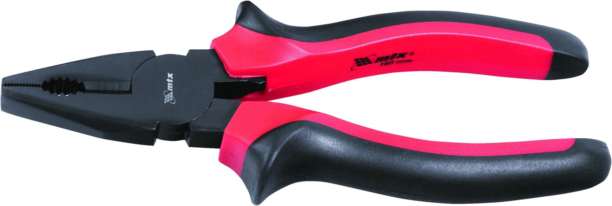Kombinovana klešta , 160mm , dvokomponentna drška, crna niklovana MTX 169789