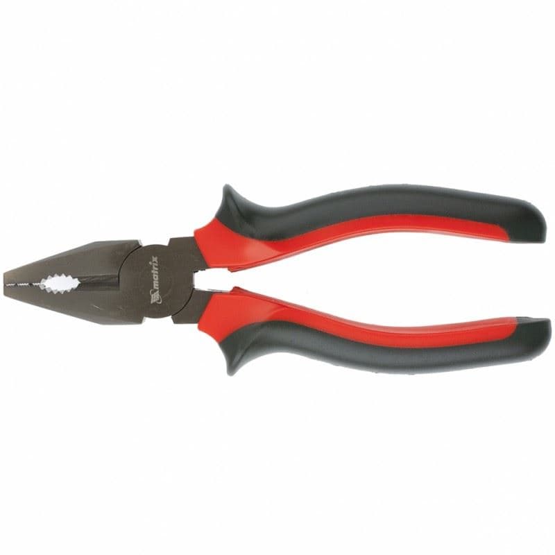 Kombinovana klešta , 180mm , dvokomponentna drška, crna niklovana MTX 169809