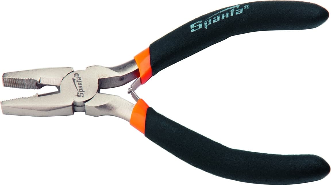 Kombinovana klešta Mini line 130mm , sa automatskim otključavanjem, niklovana Sparta 17826