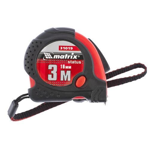 Metar 3m, sa gumenim kućištem, širine 16mm MTX 310199