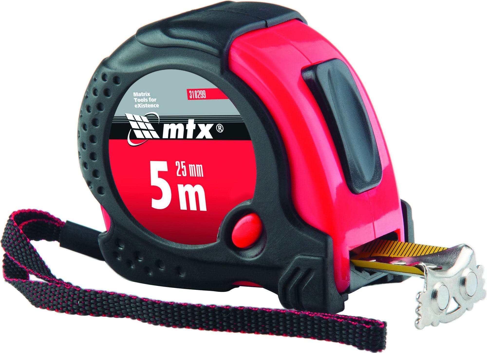 Metar 5m, sa gumenim kućištem, širine 25mm MTX 310299