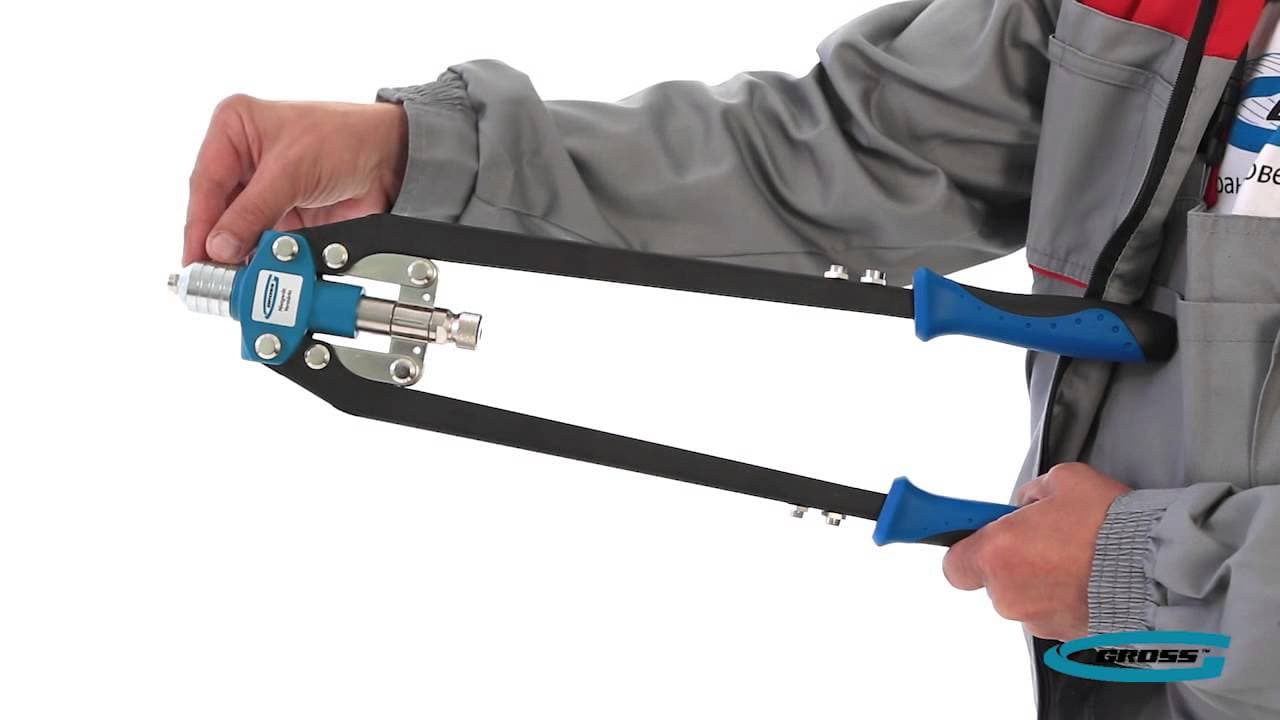 Klešta za pop nitne 520mm, za nitne 3,2-6,4 mm Gross 40409 - slika 3