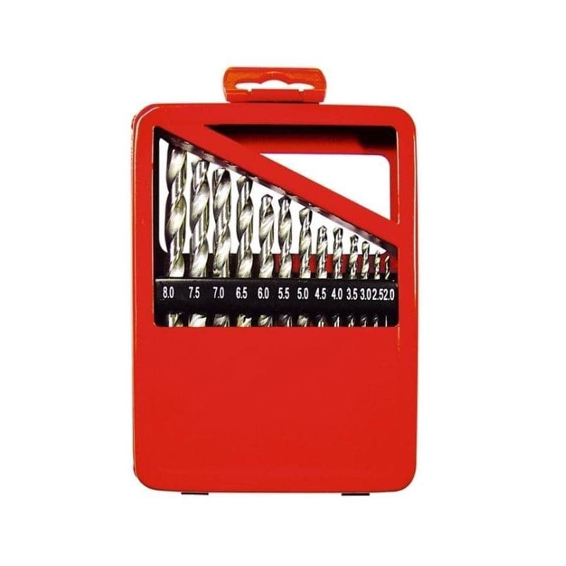 Set burgija za metal HSS 2-8mm , 13 delova, u metalnoj kutiji MTX 723879