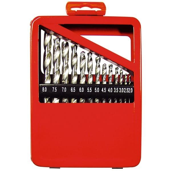 Set burgija za metal HSS 1-10mm , 19 delova, u metalnoj kutiji MTX 723889