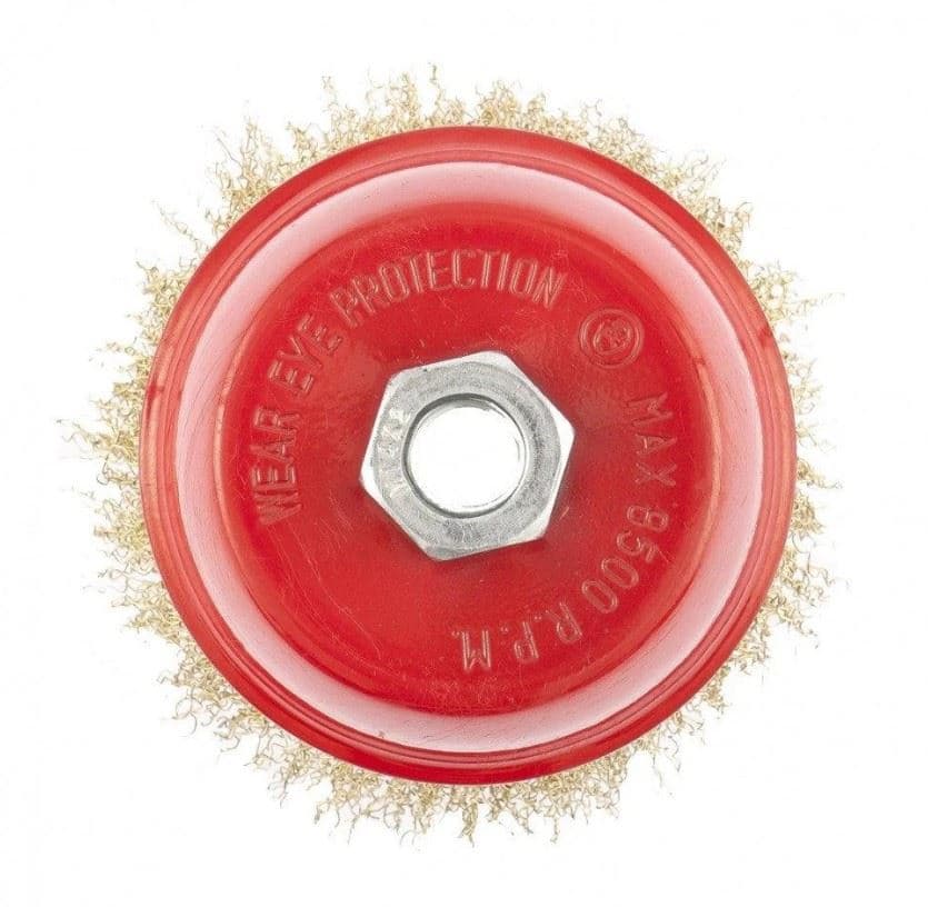 Mesingana lončasta četka 65mm, M14, za brusilicu MTX 746039 - slika 2