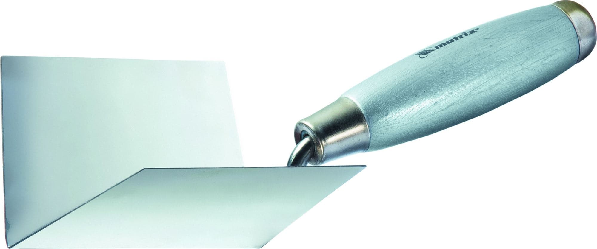 Mistrija za unutrašnje uglove 110 x 75 x 75 mm , sa drvenom drškom MTX 863109