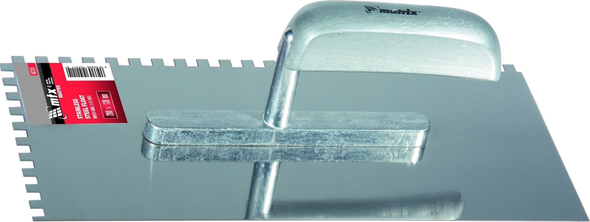 Gleterica rostfraj nazubljena 280x130mm, 6x6 sa drvenom drškom MTX 867379