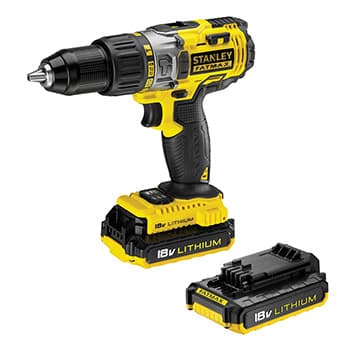 Stanley akumulatorska udarna bušilica odvijač FatMax 18V + kutija + pribor FMCK625PR23 - slika 3