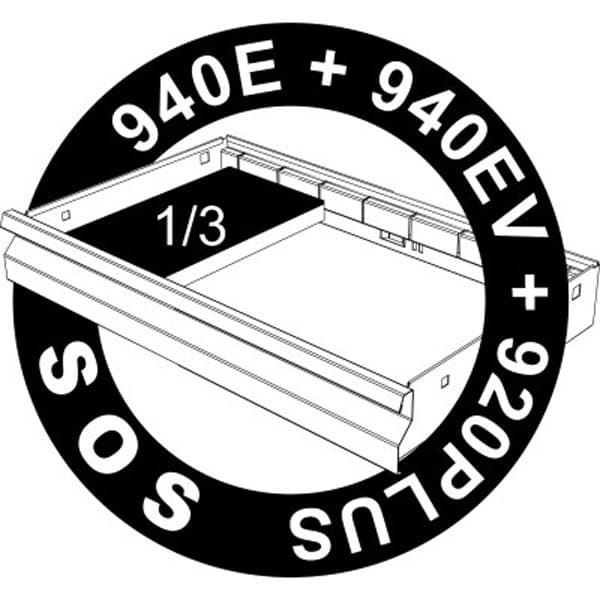 Unior 964ASOS SOS uložak za alat - prazan, 0, 621896