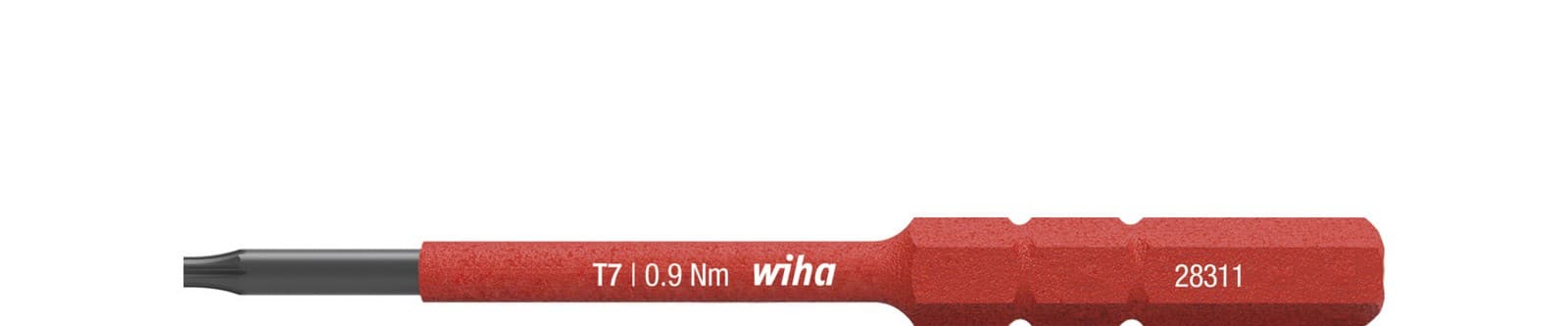 Wiha 43142 slimBit električarski Bit Torx®, T7 - slika 3