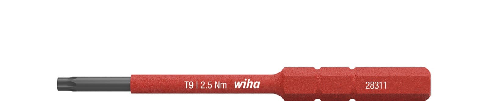 Wiha 41160 slimBit električarski Bit Torx®, T9 - slika 3
