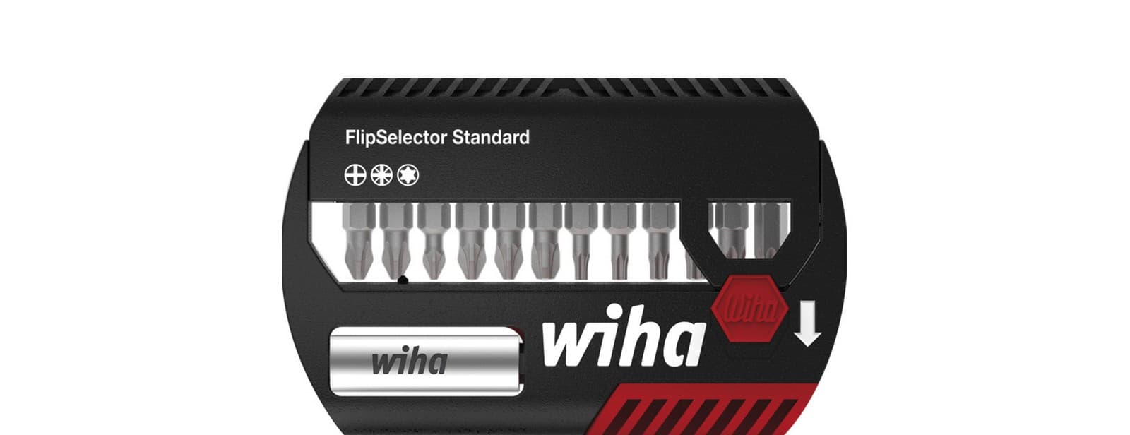 Wiha 39041 Set bitova FlipSelector Standard 25 mm Pozidriv, Torx® 1/4", 14 delova - slika 4