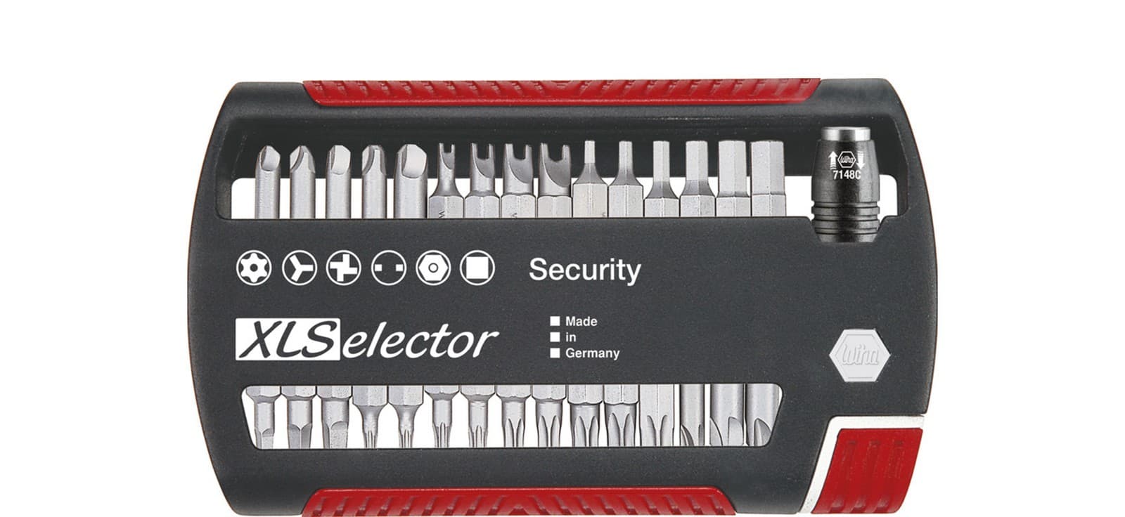 Wiha 29416 Set bitova XLSelector Security Standard 25 mm, 1/4", 32 dela - slika 2