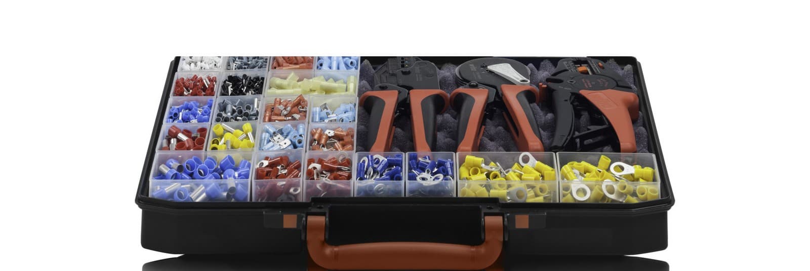 Wiha 43984 Alat za stripovanje i krimpovanje set 4 dela, sa kablovskim konektorima 2.600 jedinica. Kod DIN - slika 5