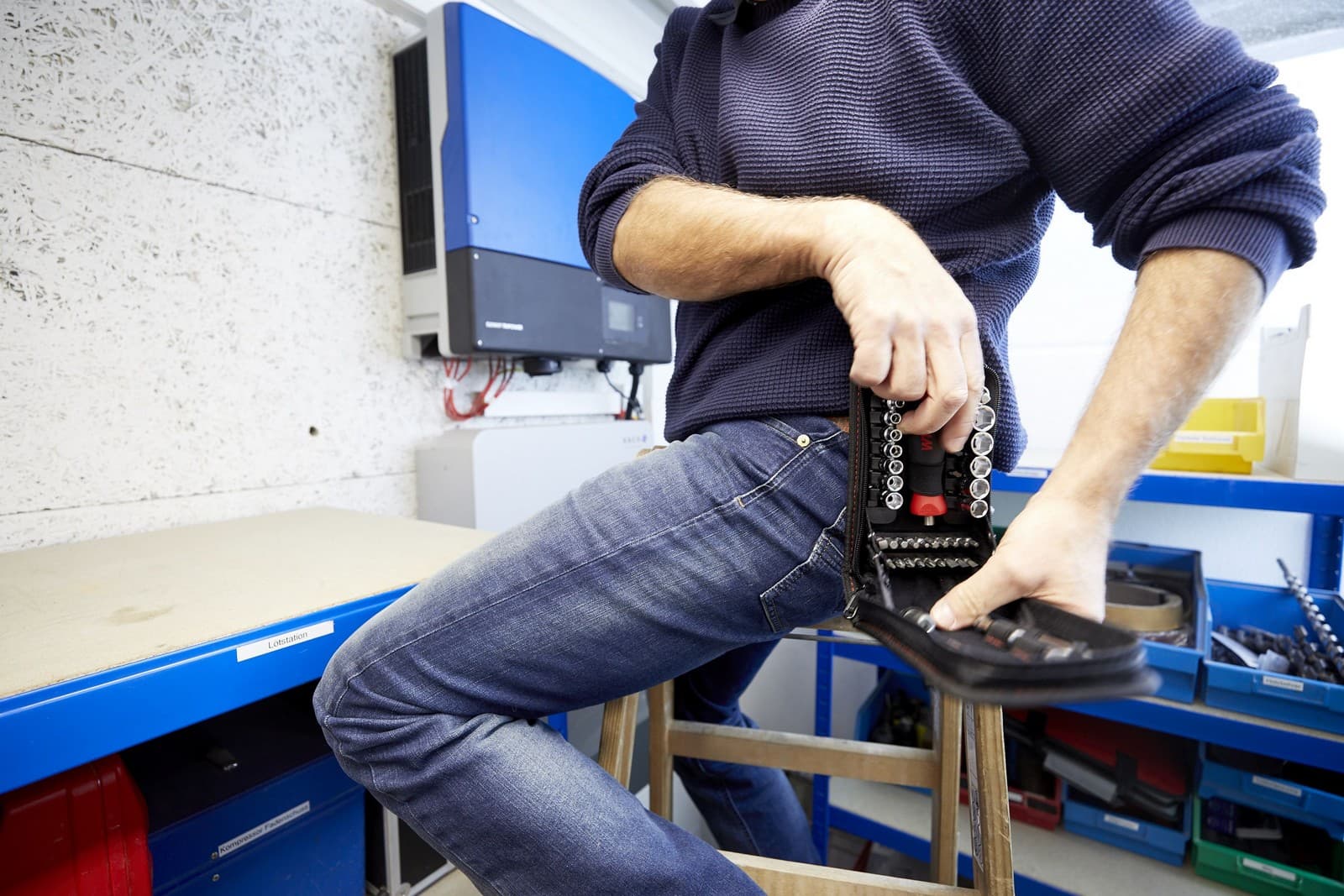 Wiha 44684 Set gedora i bitova 1/4" 40 delova, sa torbicom - slika 17