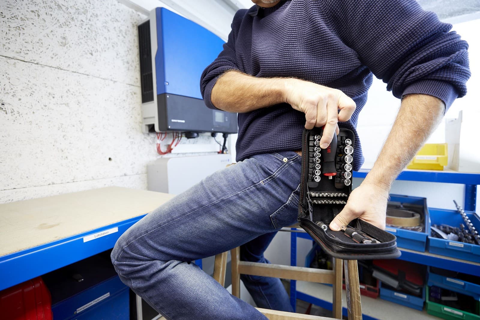 Wiha 44684 Set gedora i bitova 1/4" 40 delova, sa torbicom - slika 16