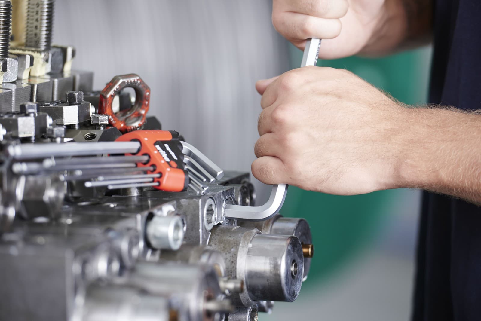 Wiha 43851 Set imbusa u ErgoStar držaču, sa šestougaonim okruglim krajem, 10 delova MagicRing®, Mat hromirani - slika 5