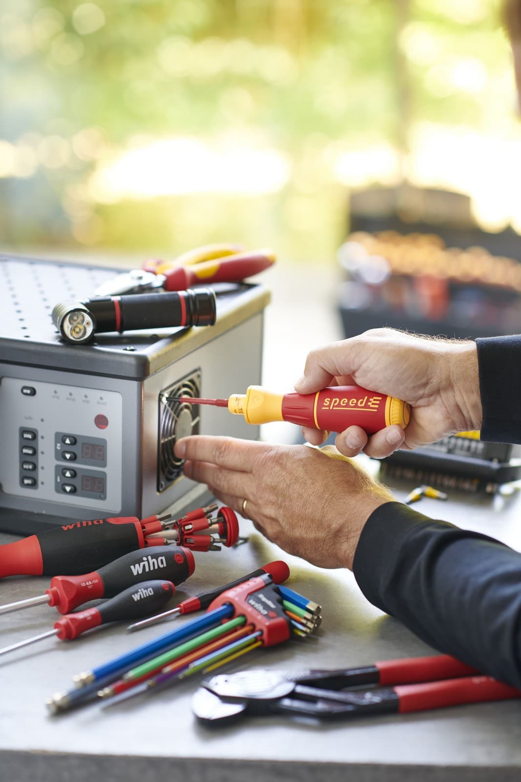 Wiha 44351 E-odvijač, Starter set speedE® i električni 4 dela, uključeni slimBitovi - slika 15