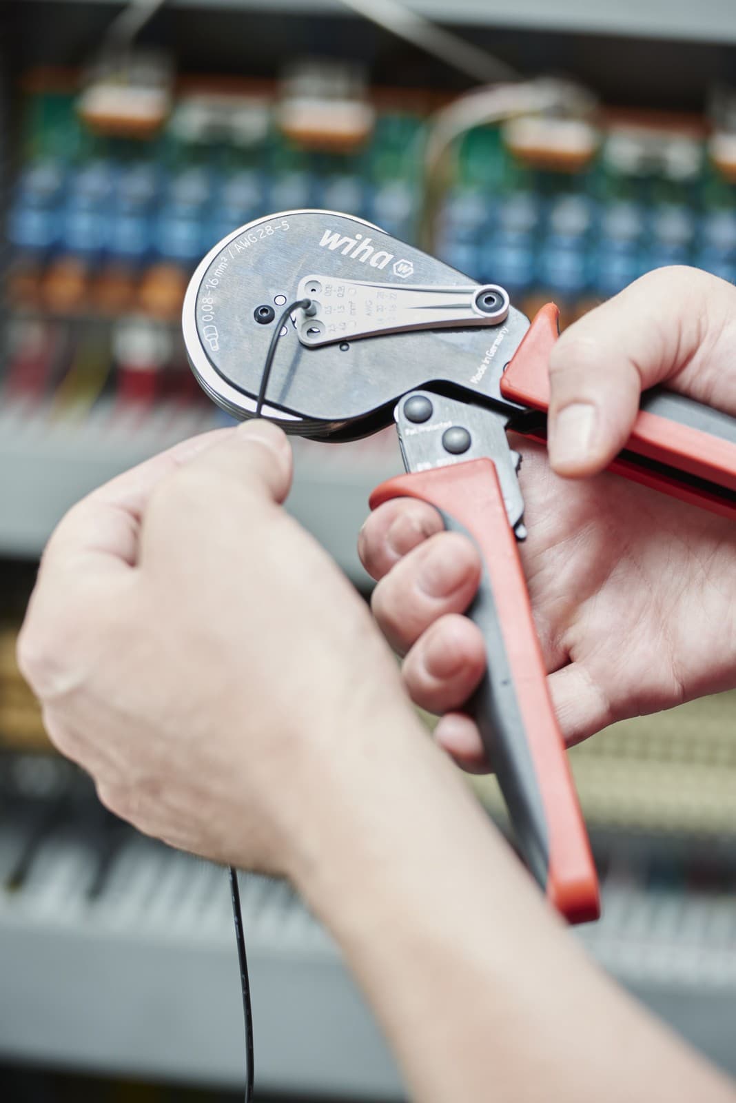 Wiha 41246 automatska krimp klešta, šestougaono krimpovanje, 210 mm - slika 7