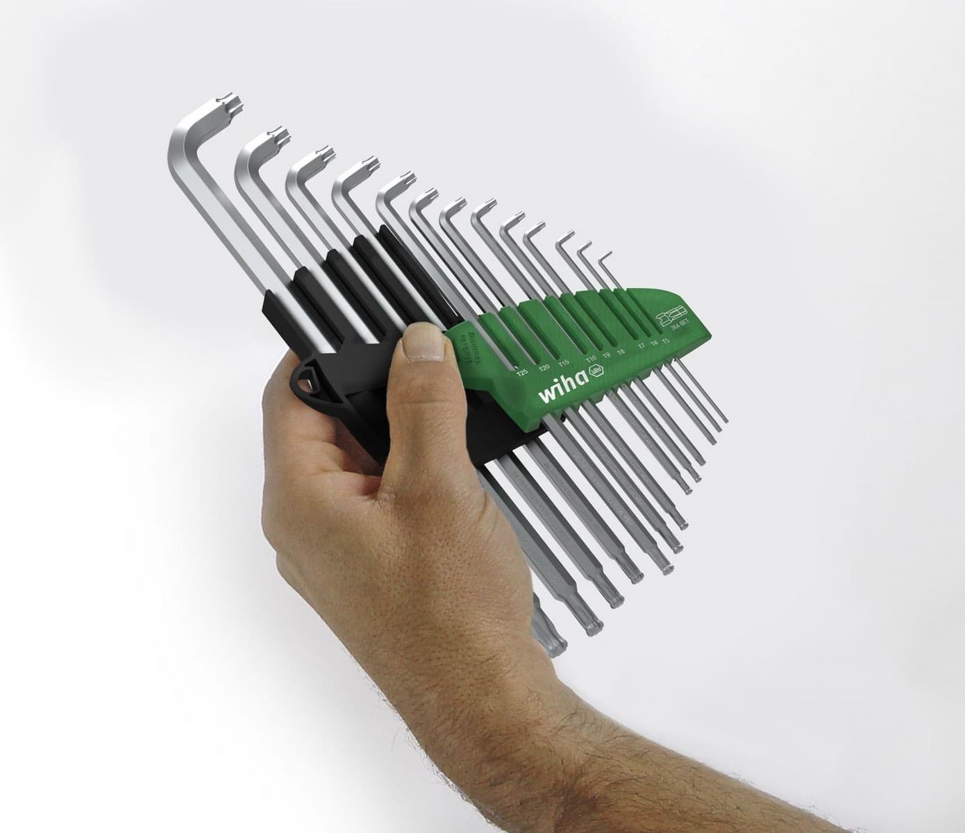 Wiha 40972 imbus Torx® sa kuglom sa kratkom ručkom, Titanium Silver, T15 - slika 2