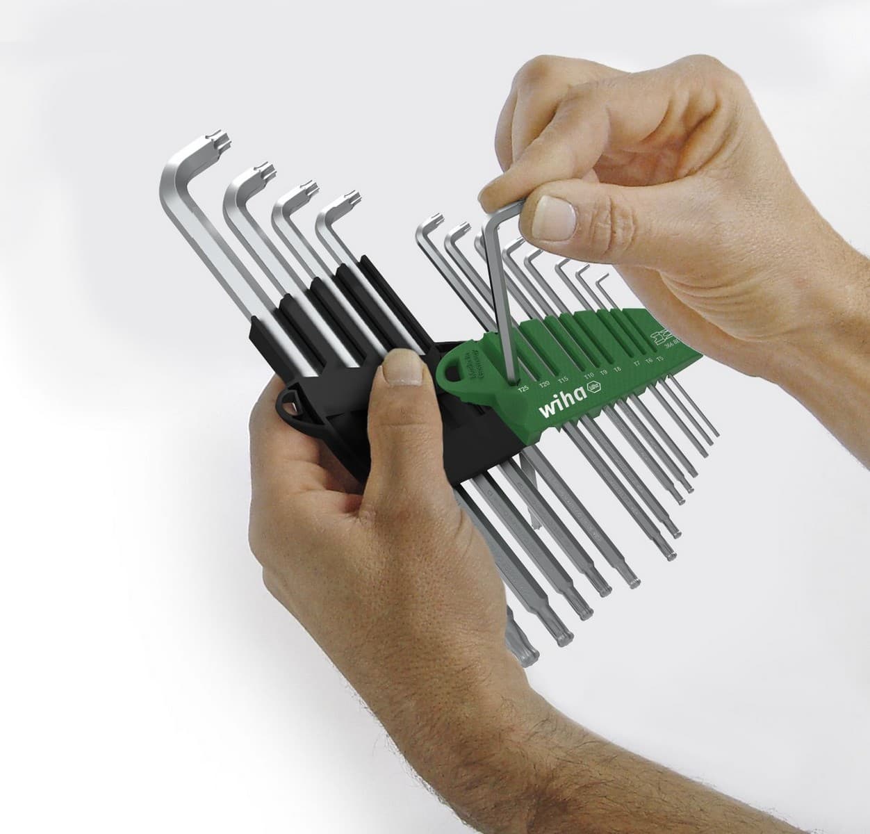 Wiha 40972 imbus Torx® sa kuglom sa kratkom ručkom, Titanium Silver, T15 - slika 3