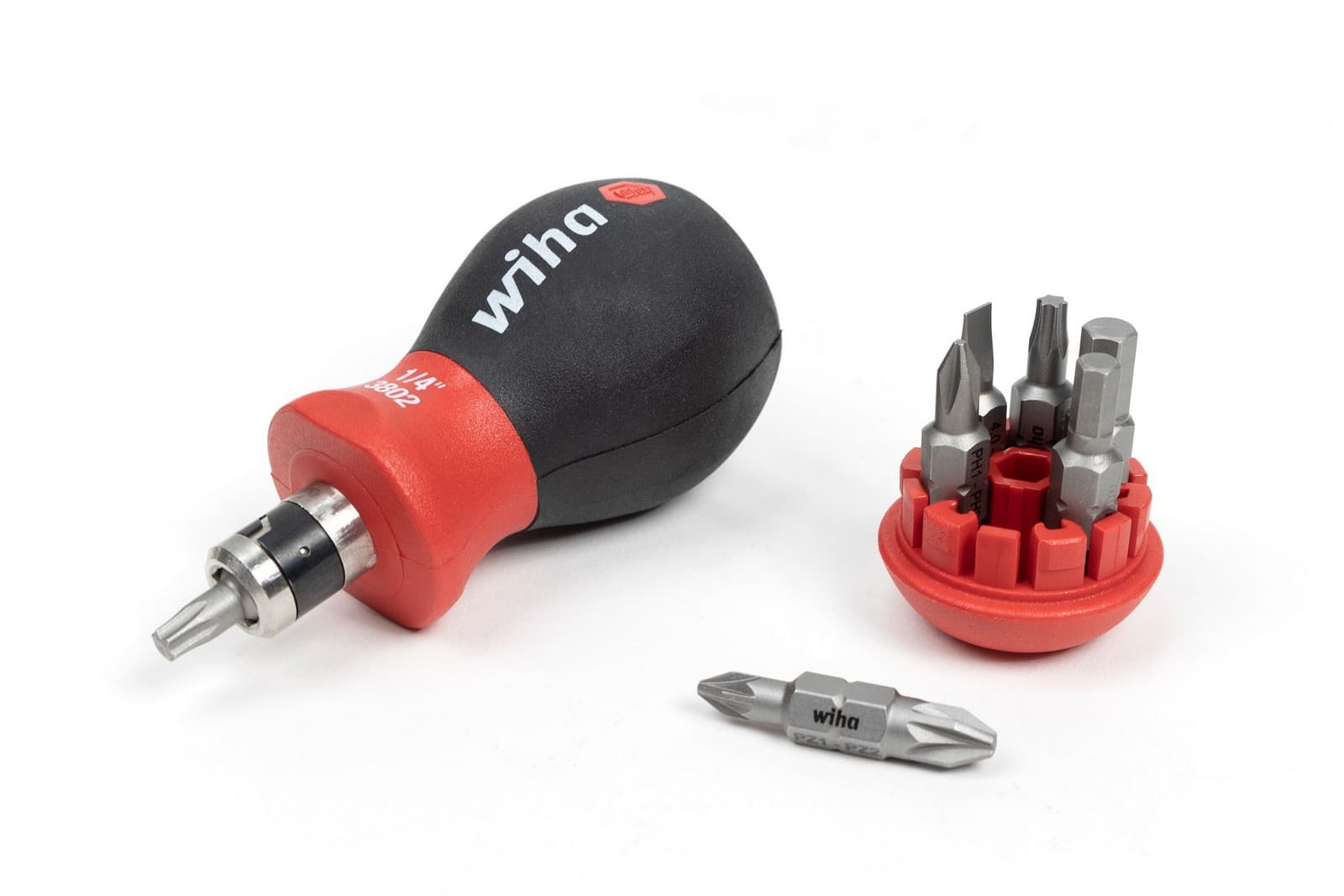 Wiha 33736 magnetni Stubby odvijač sa bitovima, Phillips, sa 6 bitova - slika 3