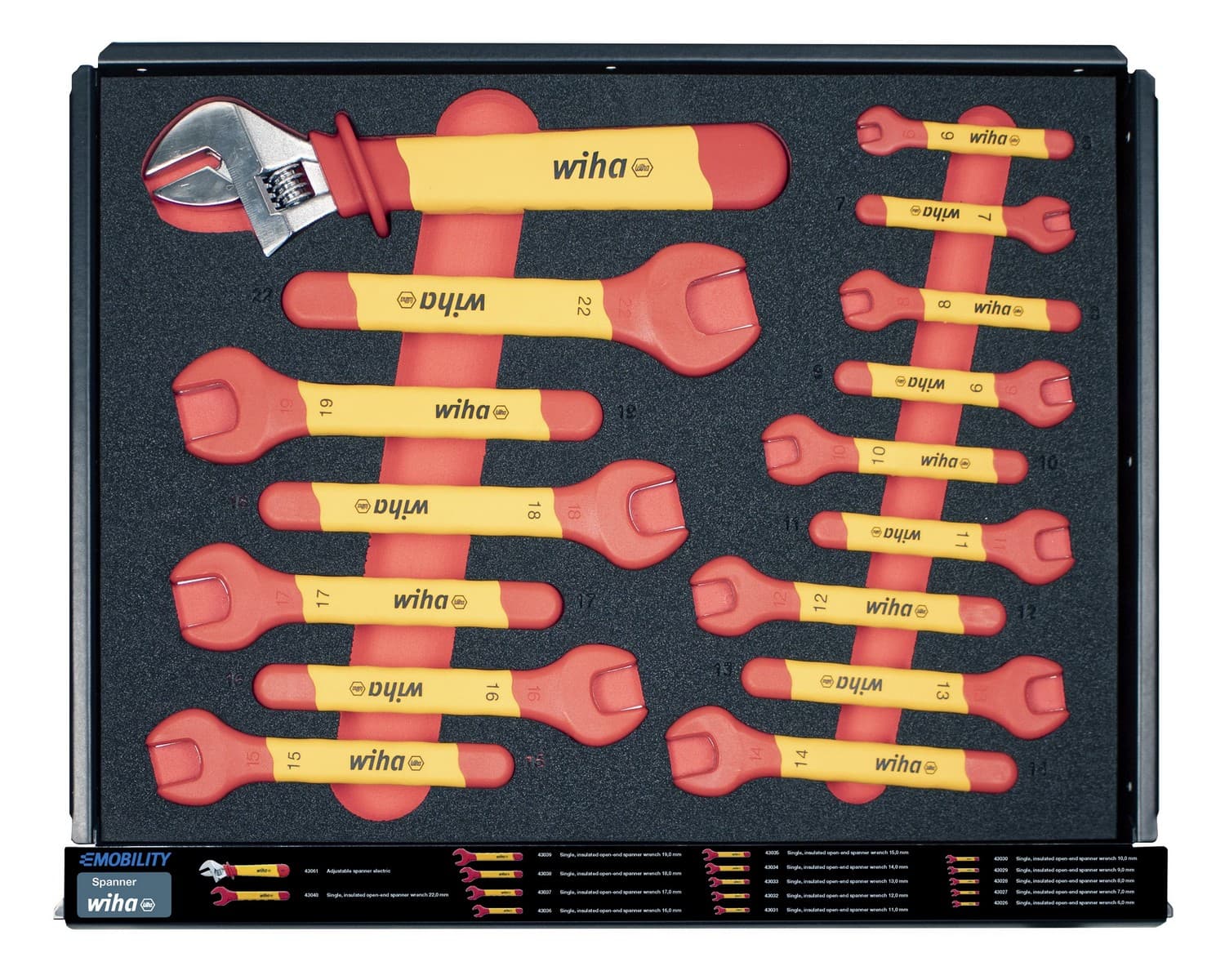 Wiha 44423 Radionička kolica eMobility 113 delova - slika 4