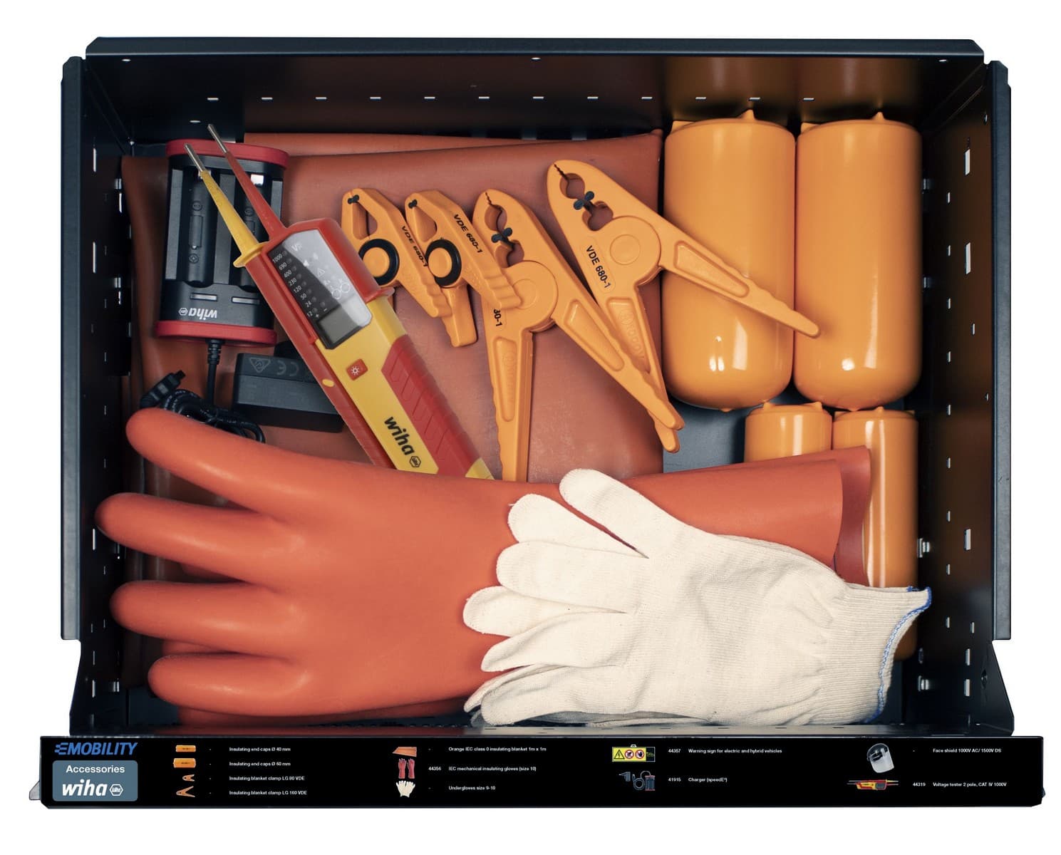 Wiha 44423 Radionička kolica eMobility 113 delova - slika 2