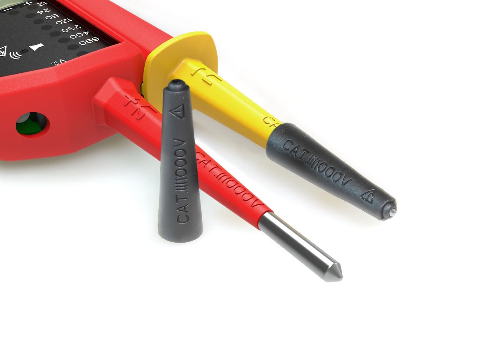 Wiha 44319 ispitivač napona i kontinuiteta, 12-1.000V AC, CAT IV, sa 2xAAA baterije - slika 3