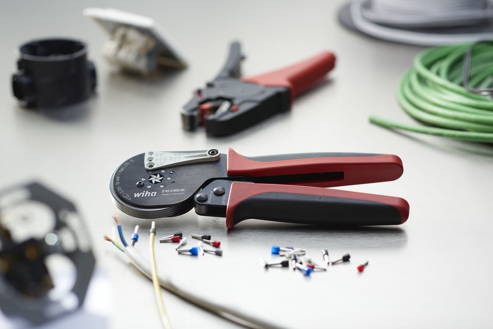 Wiha 41246 automatska krimp klešta, šestougaono krimpovanje, 210 mm - slika 5