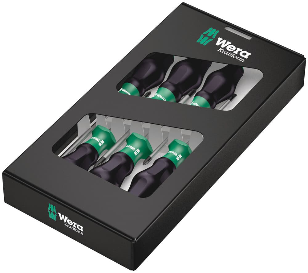 Wera 1335/1350/1355/6 Set Odvijača Kraftform Comfort, 6 komada, 05031553001 - slika 10