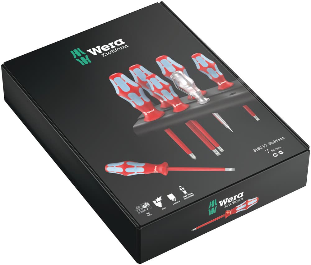 Wera 3160 I / 7 set odvijača, nerđajući sa stalkom, 7 komada, 05022728001 - slika 10