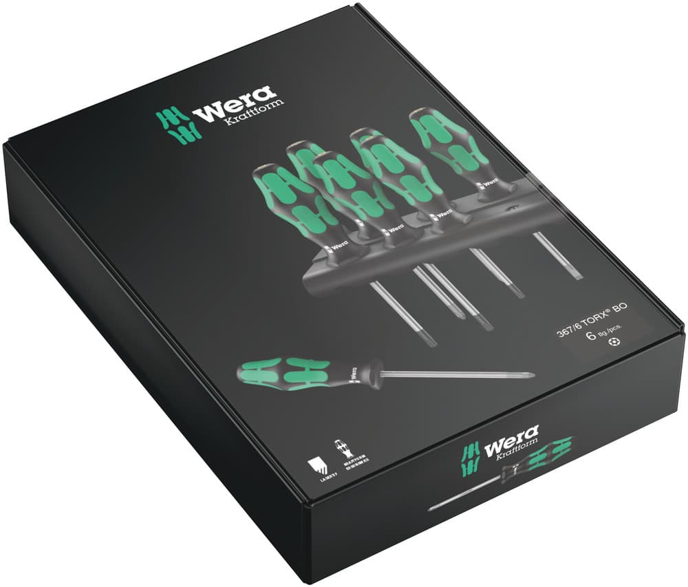Wera 367/6 TORX® BO Kraftform set odvijača, 6 komada, 05138250001 - slika 9