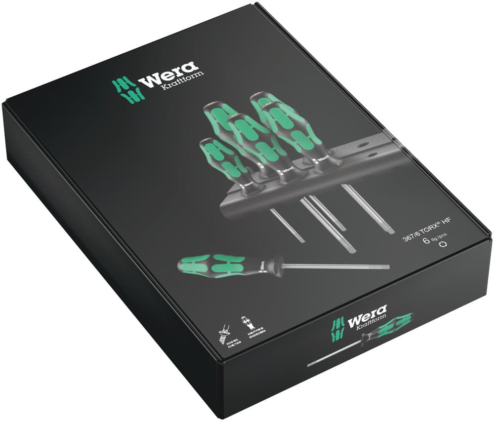 Wera 367/6 TORX® HF Kraftform PLUS set odvijača sa funkcijom držanja, 6 komada, 05028059001 - slika 7