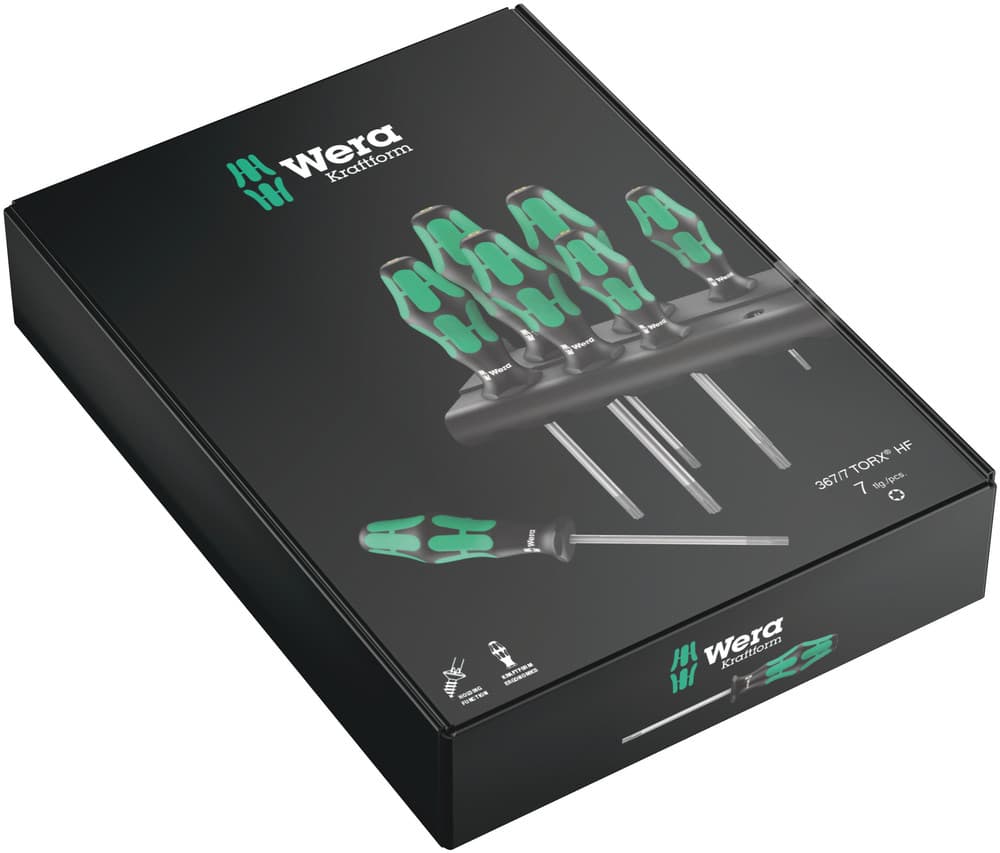 Wera 367/7 TORX® HF Kraftform Plus Set odvijača, 7 komada, 05223161001 - slika 7