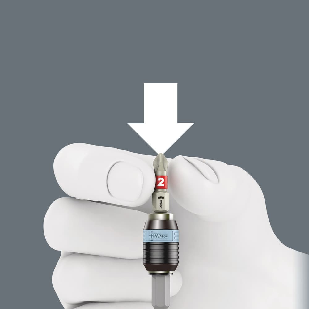 Wera 3888/4/1 x Rapidaptor držač bitova, nerđajući, 1/4" x 50 mm, 05071100001 - slika 2