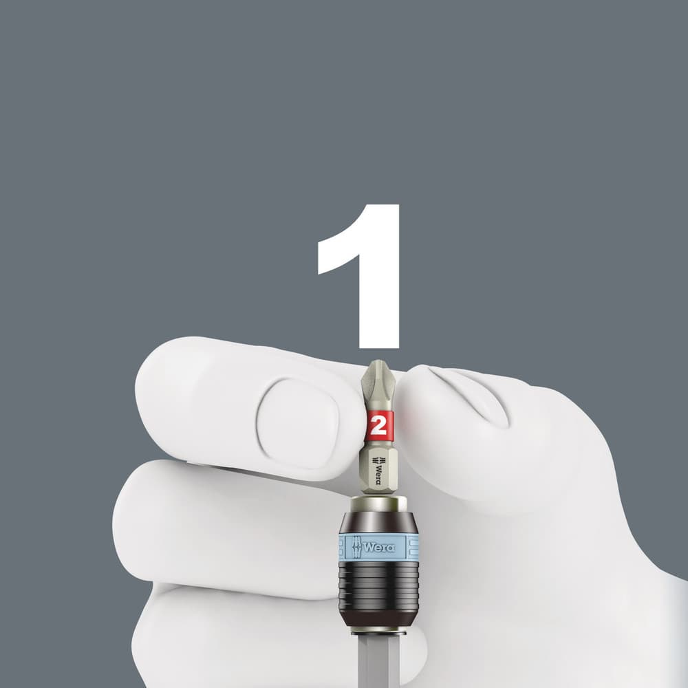 Wera 3888/4/1 x Rapidaptor držač bitova, nerđajući, 1/4" x 50 mm, 05071100001 - slika 6