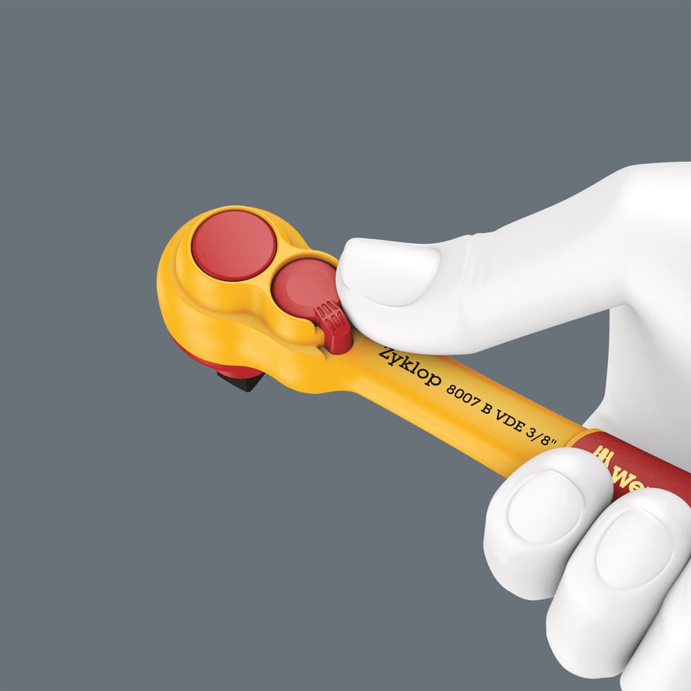 Wera 8100 VDE 1 Zyklop set gedora, izolovane, 3/8", metrički, 17 komada, 05004970001 - slika 5